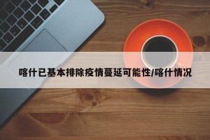 喀什已基本排除疫情蔓延可能性/喀什情况